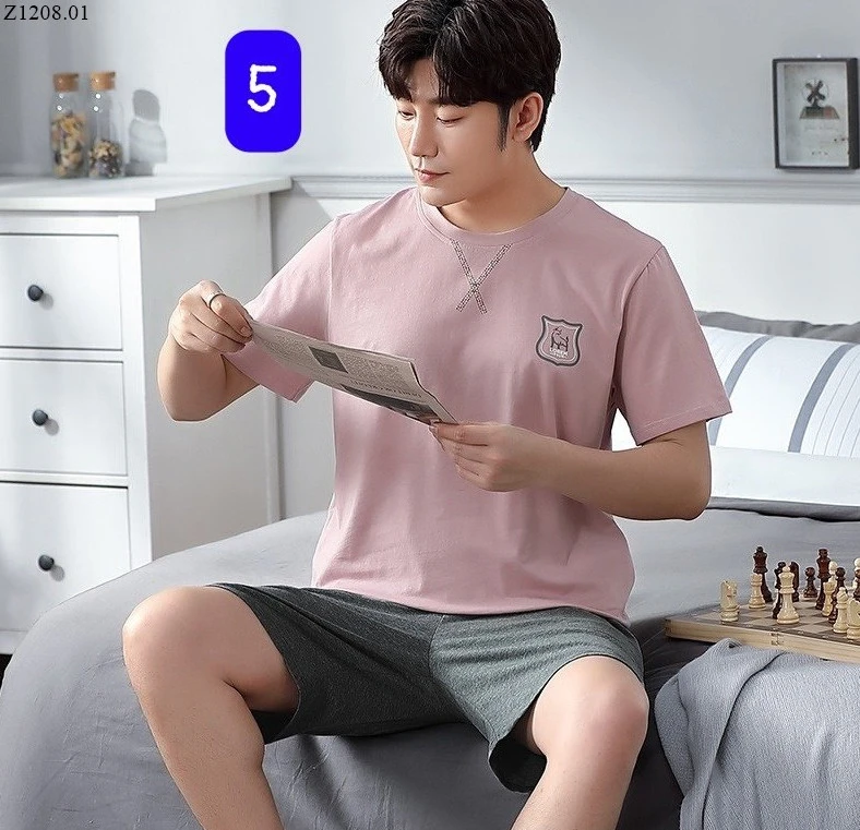 BỘ COTTON NAM MẶC NHÀ si 198k/1 bộ 