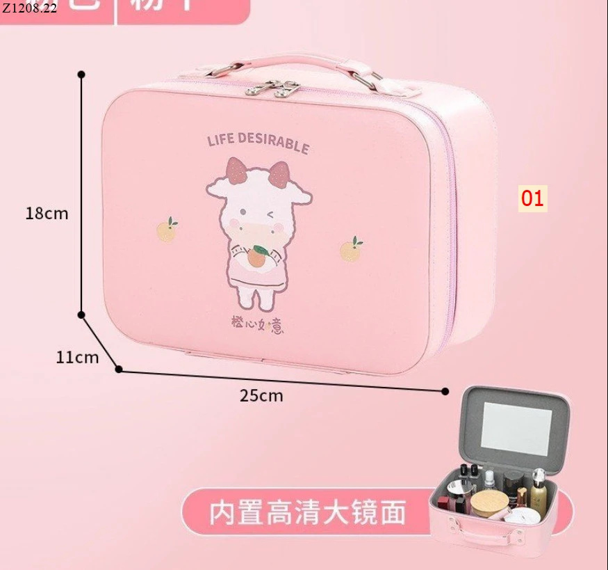 Hộp đựng đồ makeup  si 105k/1 hộp 