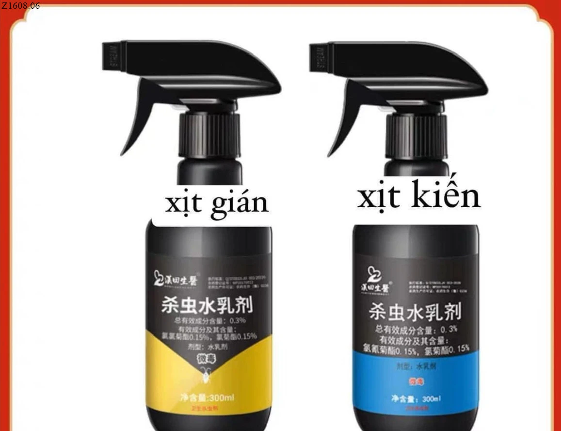 CHAI XỊT KIẾN - GIÁN Si 55k/1 set