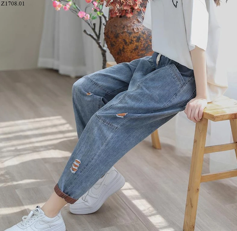 QUẦN BAGGY JEAN NỮ  si 143k/1 chiếc