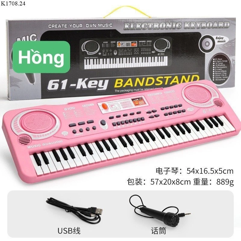 Đàn ORGAN kèm mic--sỉ 174k/1 chiếc