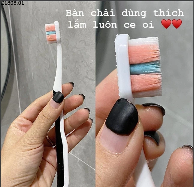 bàn chải đánh răng lông mềm si 69k/1 set 5 chiec