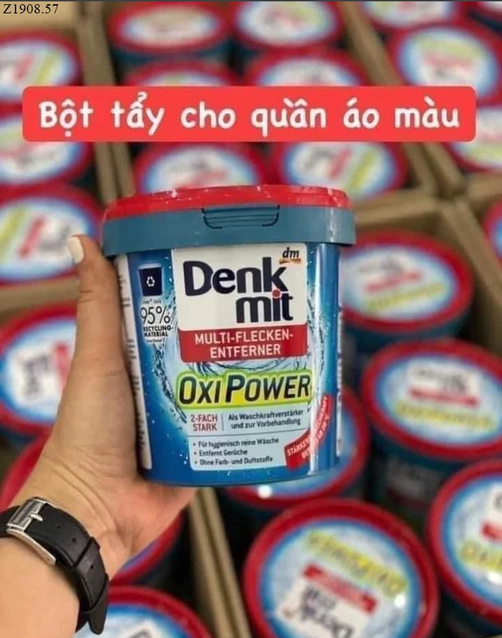 BỘT TẨY TRẮNG QUẦN ÁO DERKMIT ĐỨC 750gr Si 134k/1 hộp