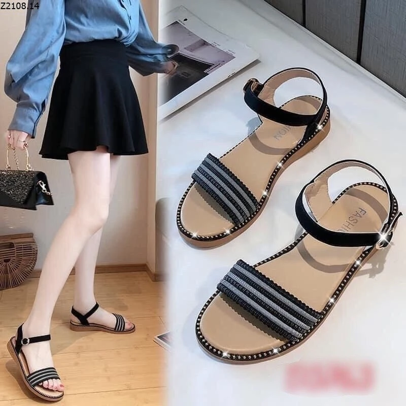 Sandal nữ viền đá  Si 110k/1 đôi