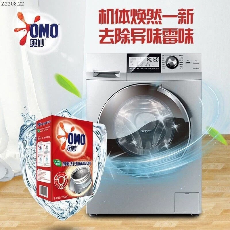 SET 6 GÓI TẨY CẶN MÁY GIẶT OMO si 115k/ set 2 hộp (6 gói)