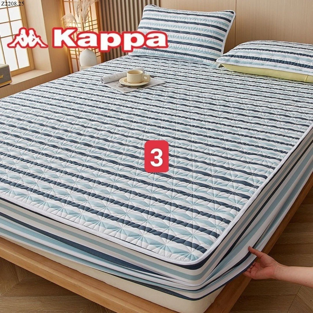 GA KAPPA KÈM VỎ GỐI #1m5*2m: 335k #1m8*2m: 365k #2m*2m2: 399k( Chỉ có màu 07,08,09,10)