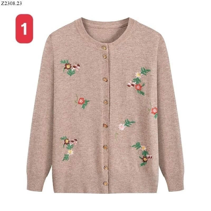 ÁO CARDIGAN LEN NỮ TRUNG NIÊN Si 139k/1 chiếc