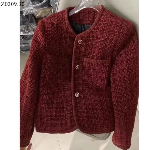 Áo dạ TWEED ĐỎ ĐÔ Si 255k/1 chiếc