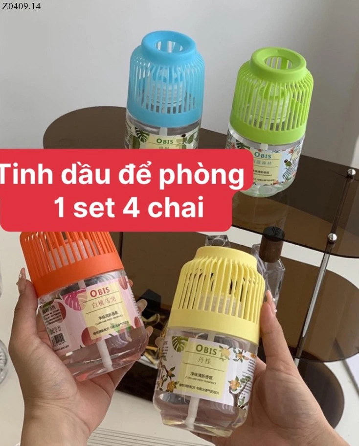 TINH DẦU THƠM si 76k/1 set 4 lọ mix 