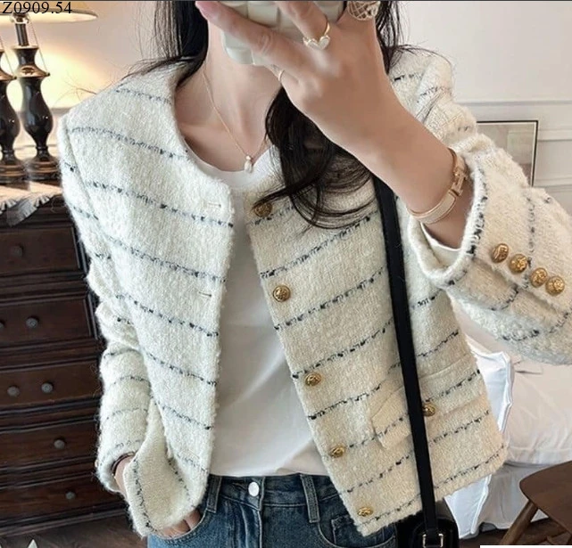 Áo dạ tweed nữ Si 203k/1 chiếc