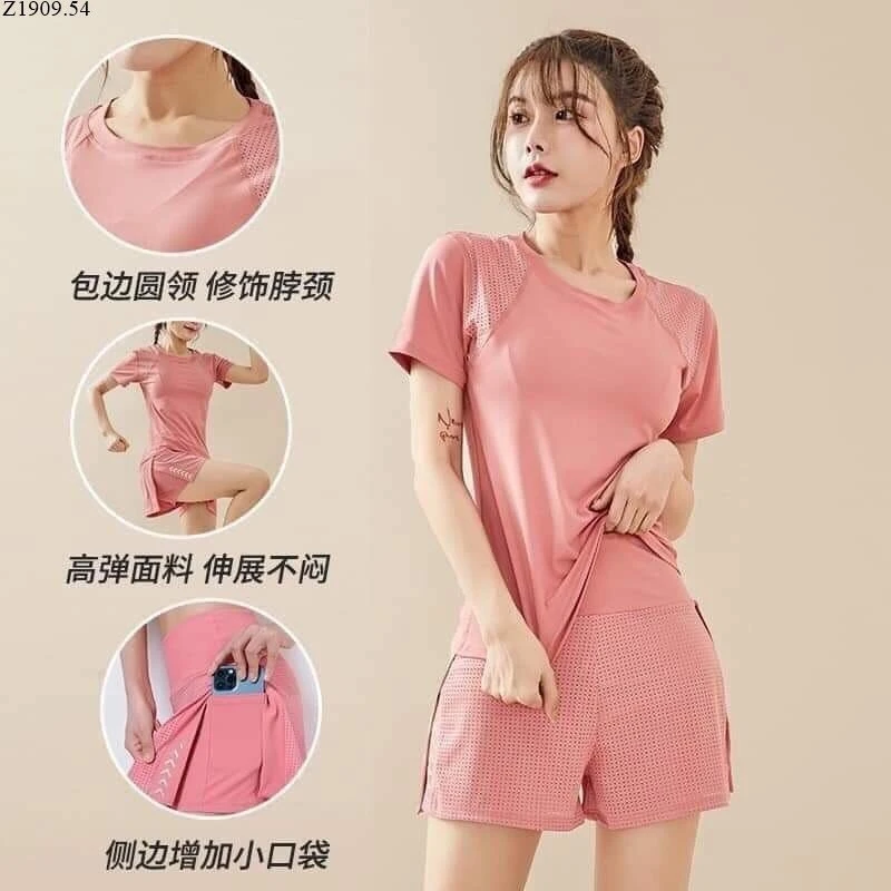 BỘ TẬP GYM QUẦN SHORT NỮ Si 169k/1 bộ