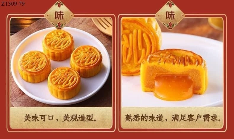 BÁNH TRUNG THU TRỨNG CHẢY sỉ 91k/1 set 2 hộp ( mỗi hộp 250g)