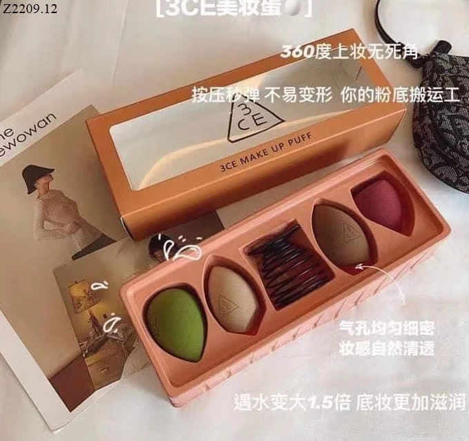 SET MÚT MAKEUP NHÀ 3CE Si 49k/1 bộ 