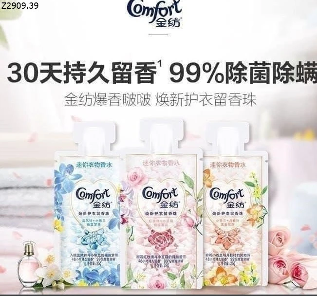 SET 6 TÚI VIÊN XẢ VẢI HƯƠNG NƯỚC HOA COMFORT si 60K/1SET 6 TÚI 