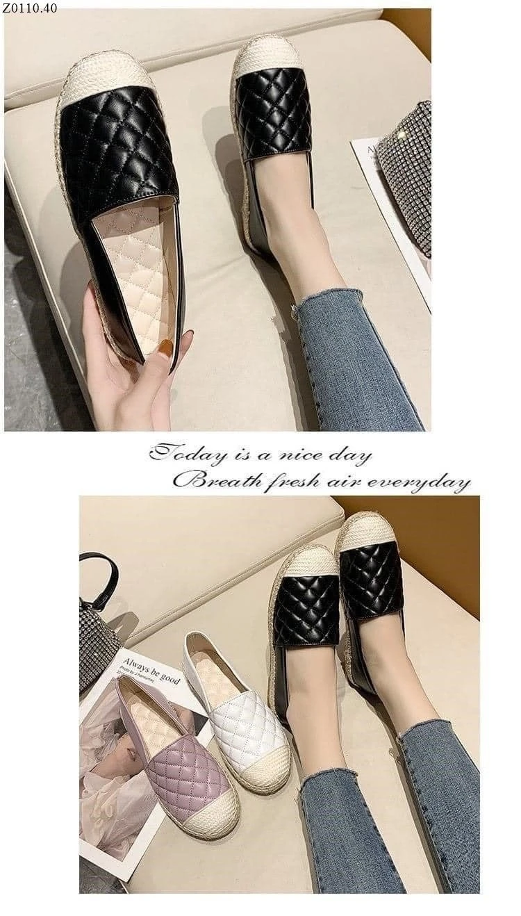 GIÀY SLIP ON TRẦN TRÁM NỮ Si 141k/1 đôi