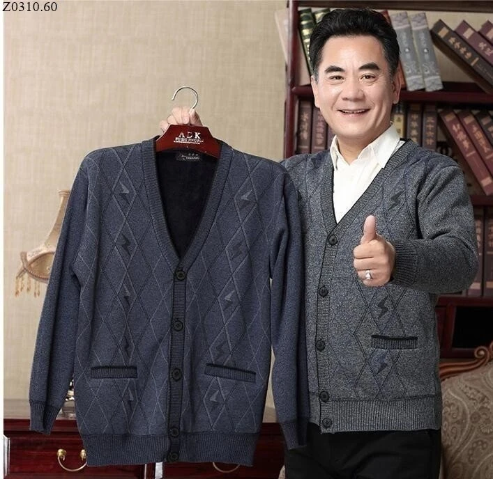 ÁO KHOÁC LEN CARDIGAN TRUNG NIÊN Si 118k/1 chiếc