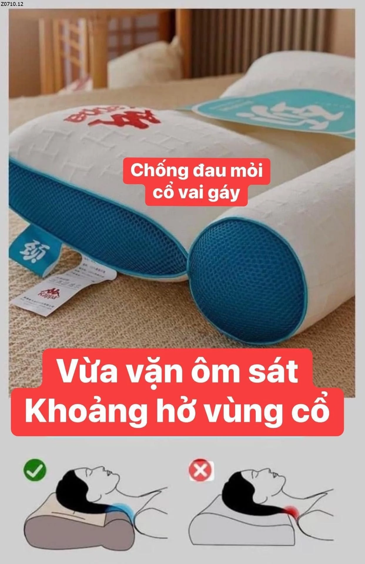 LÕI GỐI CHỐNG ĐAU MỎI CỔ VAI GÁY KAPPA Si 139k/chiếc