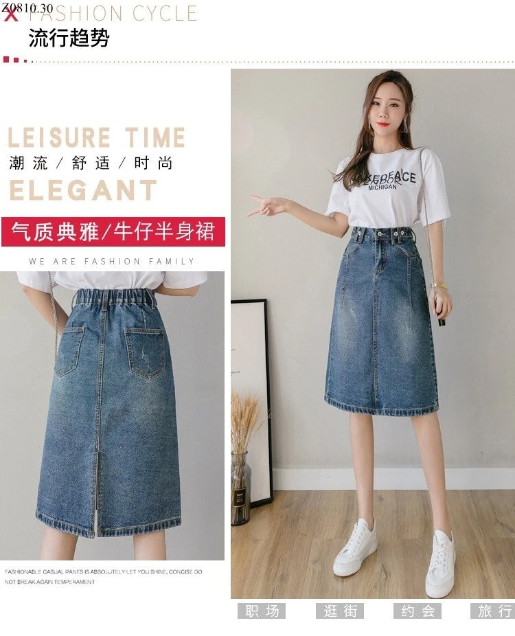 CHÂN VÁY JEAN NỮ Si 180k/1 chiếc