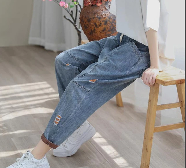 QUẦN BAGGY JEAN NỮ  si 145k/1 chiếc