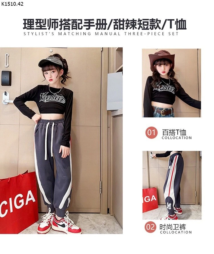 QUẦN JOGGER CHỮ M CHO BÉ Si 170k/chiếc