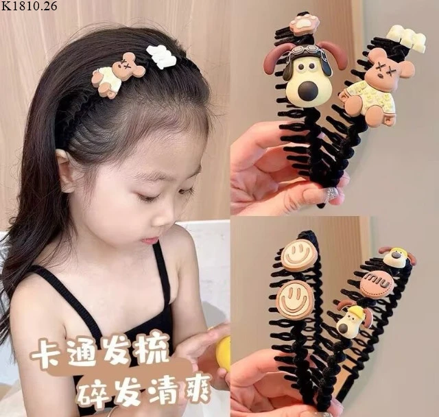 SET 5 BỜM TÓC CUTE CHO BÉ Si 49k/1 set 5 chiếc mixx màu 