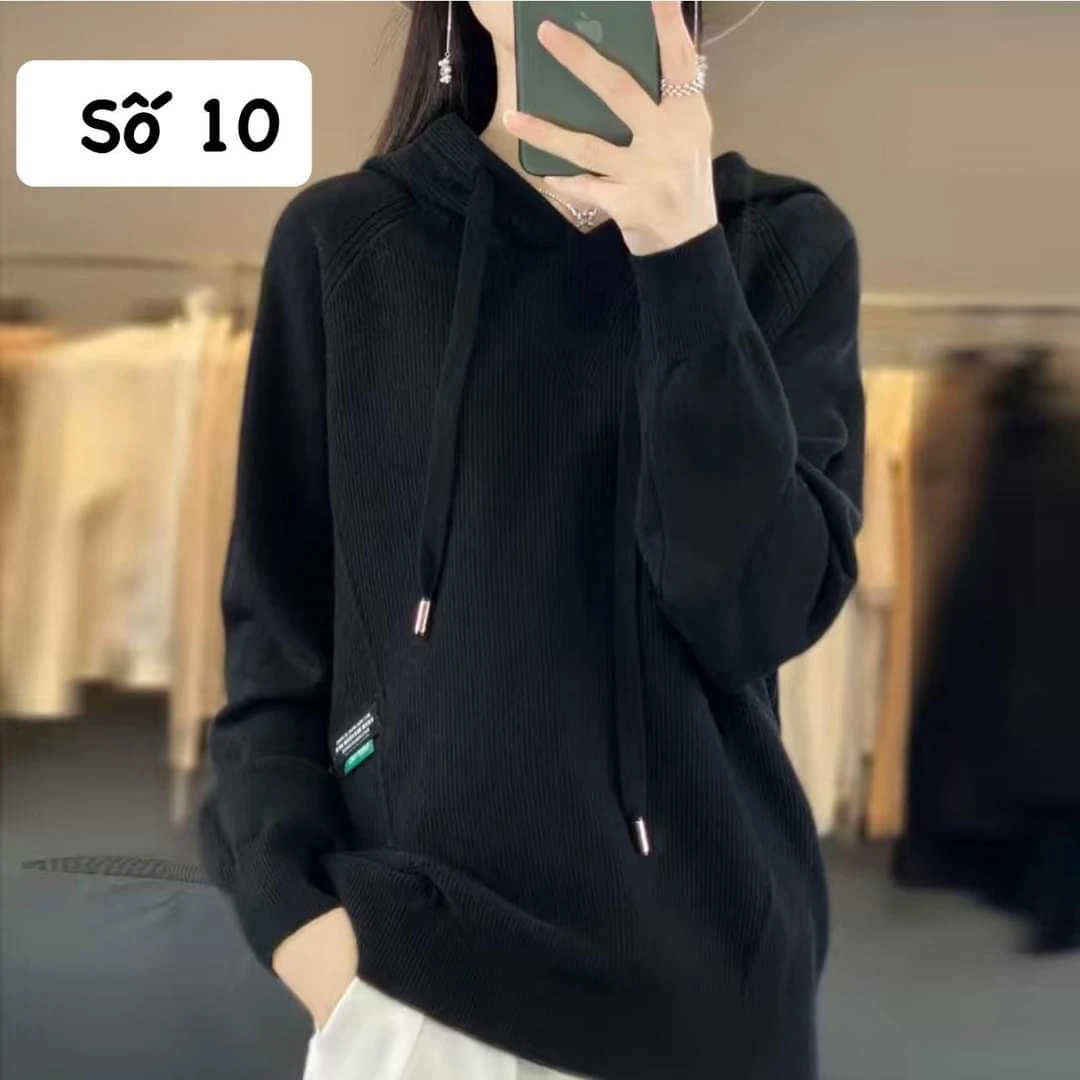 ÁO LEN HOODIE KÈM MŨ Sỉ 160k/chiếc