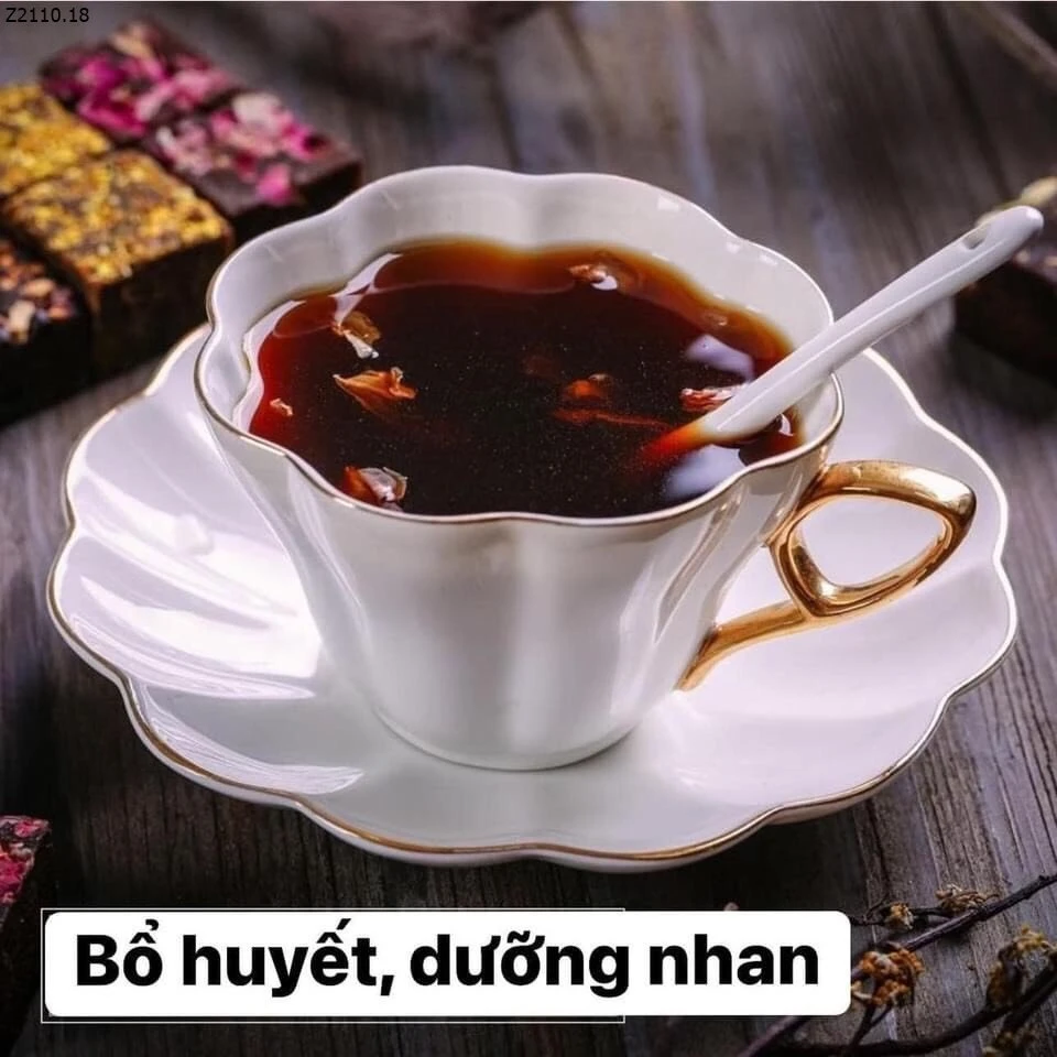 Trà dưỡng nhan, bổ khí dưỡng huyết Si 125k/combo tặng kèm thìa+ cốc như ảnh