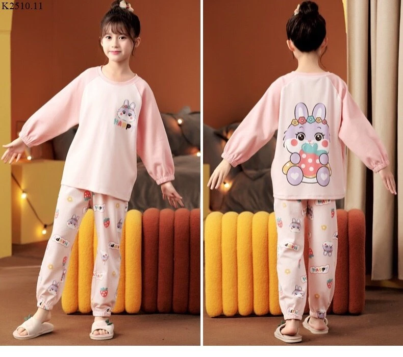 BỘ HOẠT HÌNH DÀI TAY CHO MẸ VÀ BÉ giá sz bé: 167k; Giá sz mẹ: 192k