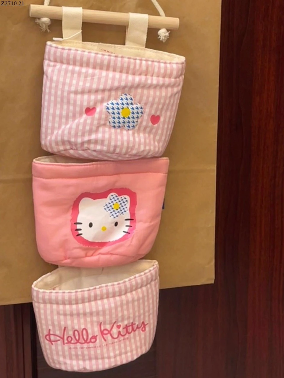 TÚI ĐỰNG ĐỒ 3 NGĂN HELLOKITTY Si 109k/1 set túi 3 ngăn