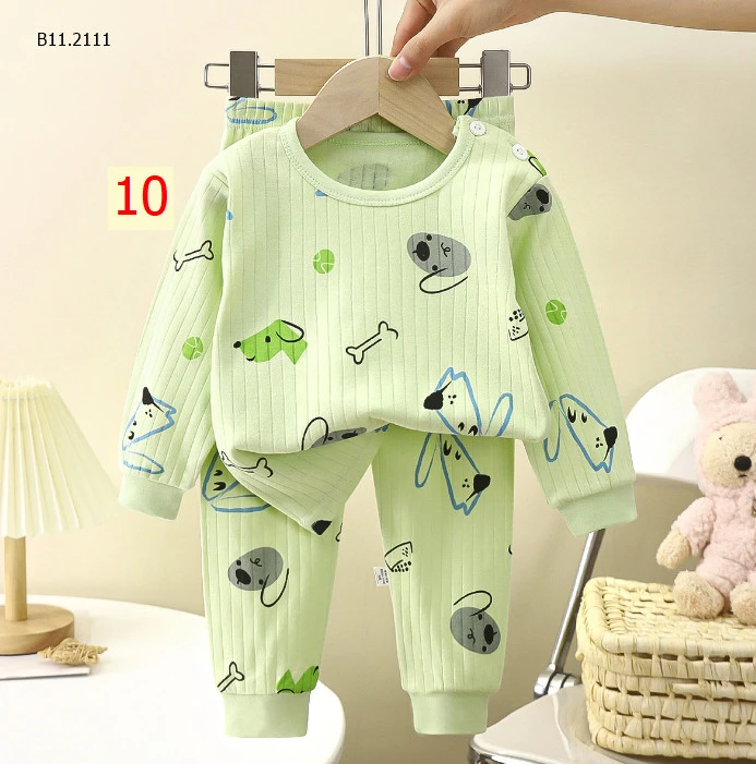 SET QUẦN ÁO mặc nhà cho bé Si Sz 80-110: 62k/ bộ Si Sz 120-150: 75k/bộ