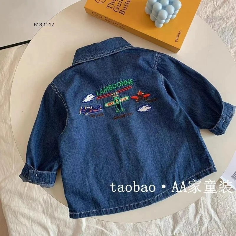 ÁO SƠ MI DENIM CHO BÉ TRAI - Sỉ 129k