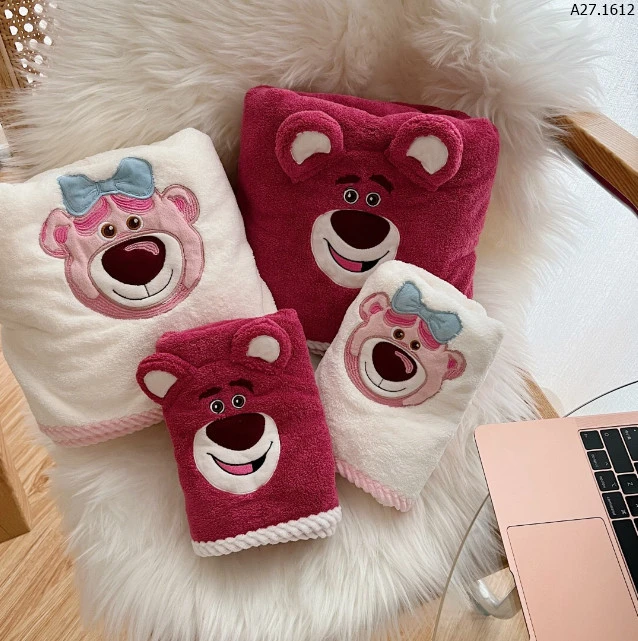 SET KHĂN MẶT + KHĂN TẮM LOTSO Sỉ 81k