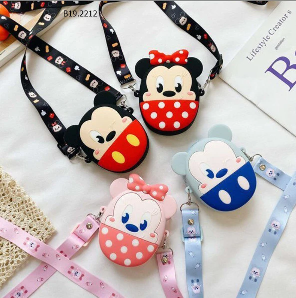 TÚI MICKEY SILICON SIÊU CUTE  - Sỉ 46k