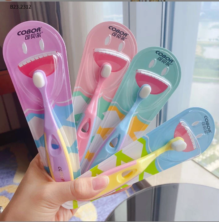 BÀN CHẢI ĐÁNH RĂNG SIÊU MỀM CHO BÉ - Sỉ 59k/set 3c