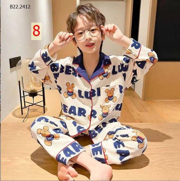 BỘ PIJAMA THU ĐÔNG BÉ TRAI - Sỉ 134k