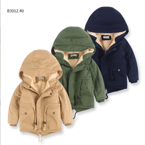 áo Parka lót lông cho các con- Sỉ 247k