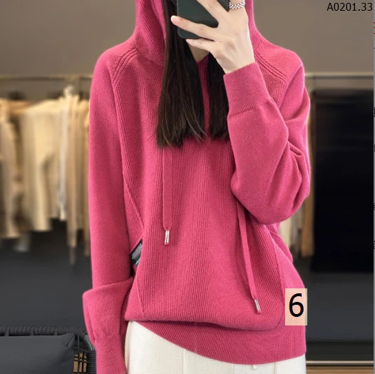 ÁO LEN HOODIE KÈM MŨ Sỉ 164k