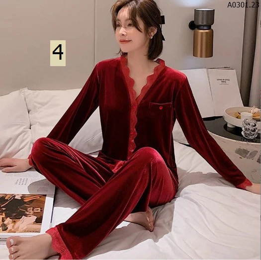 BỘ NHUNG PIJAMA  Sỉ 160k