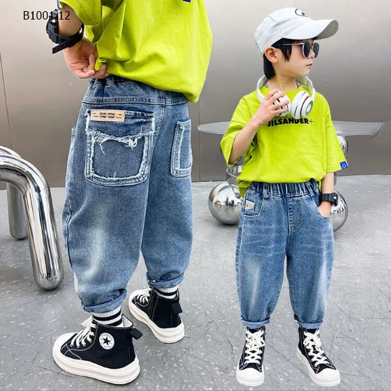 QUẦN JEAN DÁNG BAGGY CHO BÉ TRAI  - Sỉ Sz 90-140 - 142k Sz 150-160 - 152k