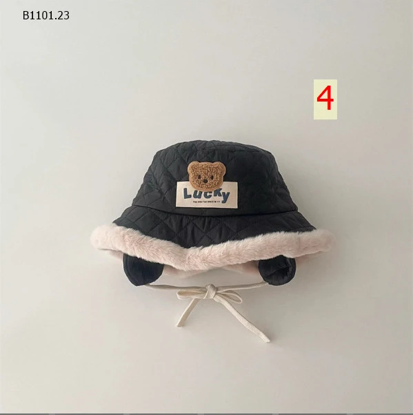 MŨ GIỮ ẤM TAI LUCKY CHO BÉ - Sỉ 92k