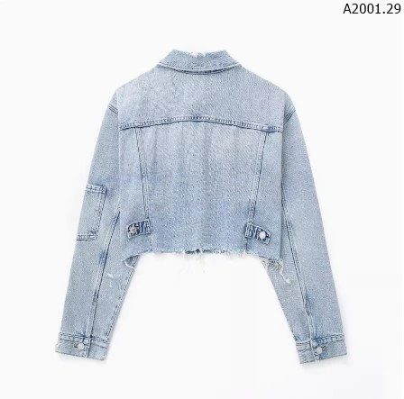 ÁO KHOÁC JEAN DÁNG CROP Sỉ 288k