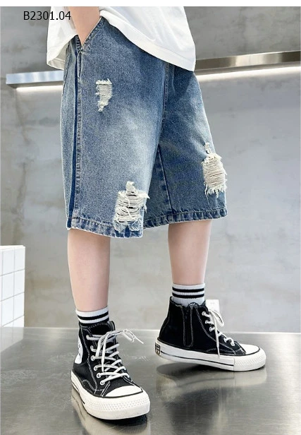 QUẦN SHORT JEAN RÁCH CHO BÉ-sỉ 185k/chiếc