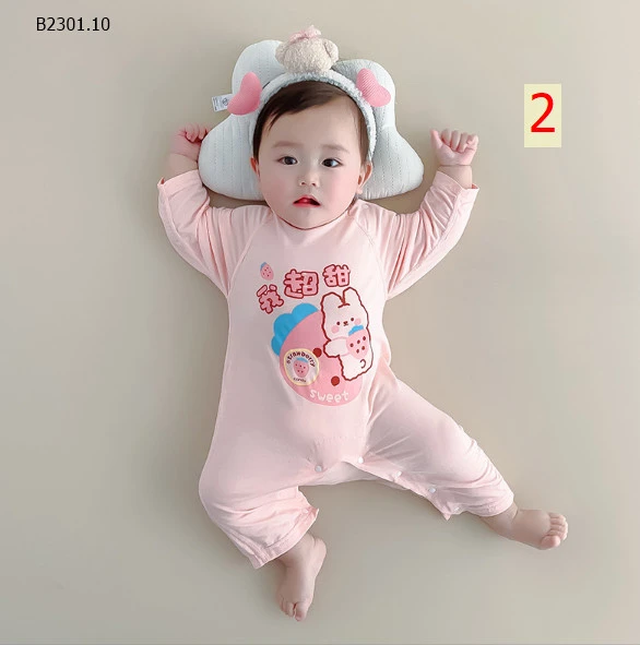 BODY LIỀN THÂN HỌA TIẾT CUTE CHO BÉ-sỉ 105k/bộ