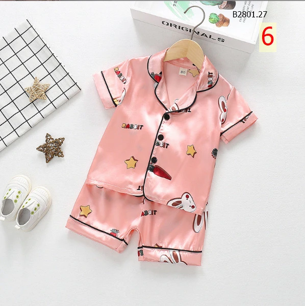 BỘ PIJAMA NGẮN TAY CHO BÉ -sỉ sz 80-110     105k/chiếc           sz 120-160   125k/chiếc