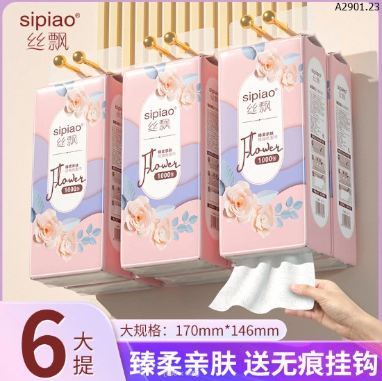 SET 6 BỊCH GIẤY RÚT ĐA NĂNG SIPIAO sỉ 115k/set 6 bịch