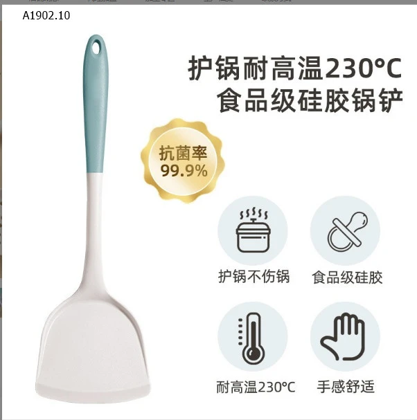 Bộ dụng cụ nấu ăn, làm bánh, silicone chịu nhiệt cao, loại 1 dày dặn-sỉ 94k/set 4c 