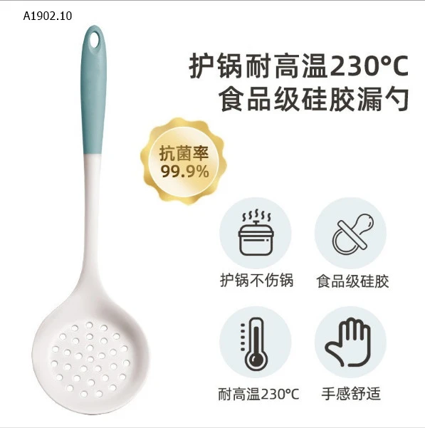 Bộ dụng cụ nấu ăn, làm bánh, silicone chịu nhiệt cao, loại 1 dày dặn-sỉ 94k/set 4c 