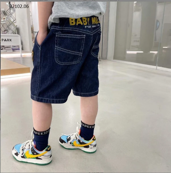 QUẦN SHORT JEAN CHỈ NỔI TÚI HỘP -sỉ 132k/chiếc 