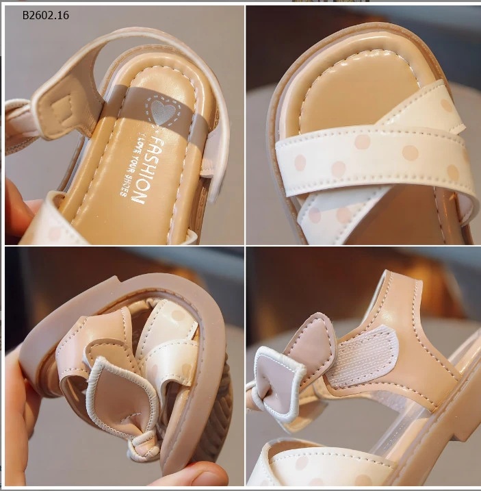 SANDAL QUAI NƠ BÉ GÁI  - Sỉ sz 22-26: 115k sz 27-31: 124k