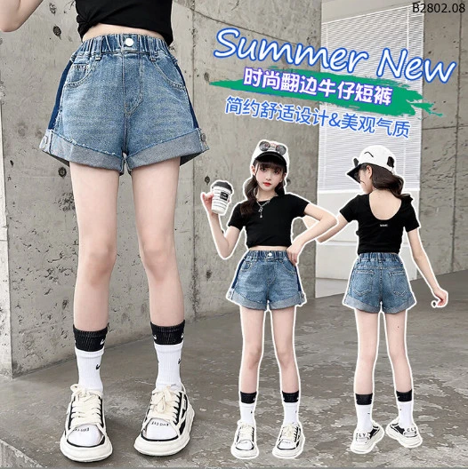 SHORT JEAN GẬP GẤU CHO BÉ Sỉ 119k